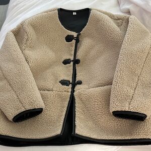 Cozy Tan Shearling Jacket